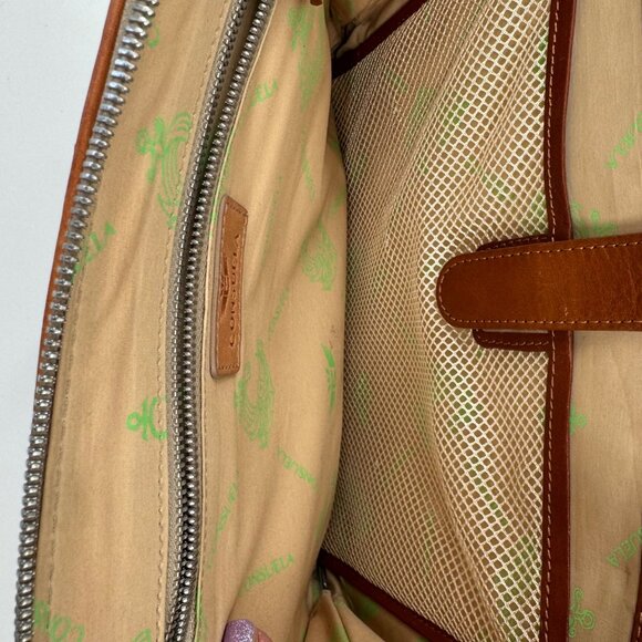 Consuela Wine Candy Crush Slim Quilted Patent Leather Shoulder Bag With Tan Acce - Picture 13 of 16